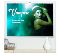 Vampire Kreaturen der Dunkelheit (hochwertiger Premium Wandkalender 2026 DIN A2 quer), Kunstdruck in Hochglanz: Blutsauger und Nachtgestalten