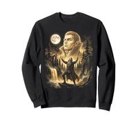 Vampire Lord Pleine Lune Halloween Gothique Fantasy Art Sweatshirt