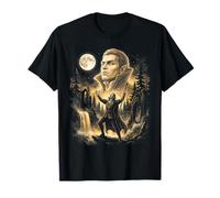 Vampire Lord Pleine Lune Halloween Gothique Fantasy Art T-Shirt