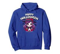 Vampire Mignon Halloween Vampire Femme Mignonne Halloween Sweat à Capuche, Unisexe pour Adultes, Bleu Royal, XXL