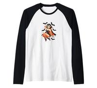 Vampire Pinup Girl Rétro Gothique Halloween Sexy Spooky Design Manche Raglan