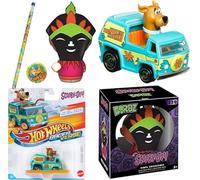 Vampire & Retro Scooby Pop Rewind Figurine exclusive avec Scooby-Doo! Pack VHS + Maging Scoob Cartoon Face Mag! + Figue d'action + Cartes Monstres