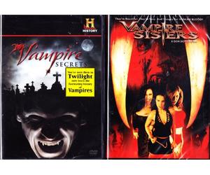 Vampire Sisters The Movie , Vampire Secrets The History Of Vampires : 2 Pack Collection