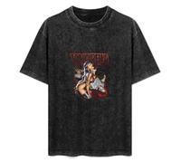 Vampirella Death is Coming Men's T-Shirt Unisex Black Cotton Print Tee Shirts XL