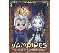 Vampires: Adorable Chibi Characters to Color - Perfect for Kids of All Ages Who Love Cute and Spooky Fun!