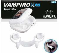 VAMPIROX Dents de vampire rétractables Dents d'Halloween Prothèse dentaire automatique