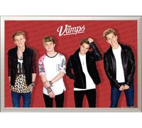 Vamps, The - Poster - Red + cadre amovible, Shinsuke® Maxi aluminium argenté, vitre acrylique