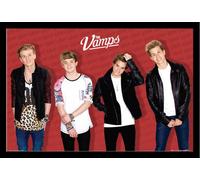 Vamps, The - Poster - Red + cadre amovible, Shinsuke® Maxi MDF noir, vitre acrylique