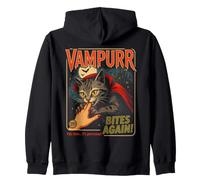 Vampurr Bites Again, Cette Fois, C'est Halloween, Un Chat purronal Sweat à Capuche
