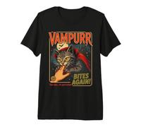 Vampurr Bites Again, Cette Fois, C'est Halloween, Un Chat purronal T-Shirt Haut de Gamme