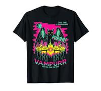 Vampurr Wicked Vampire Cat Funny Halloween T-Shirt