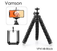Vamson Mini trépied pour smartphone trépied Flexible support de téléphone portable support d'agrafe pour GoPro Hero 9 [230C582]