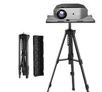 Vamvo Projecteur Stand, Trépied Portable Projecteur, Support Pour Ordinateur Portable Avec étui, Multifonctionnel Stand, Support Pour équipement DJ, Convient Pour Le Home Cinéma Ou La Scène (Noir)