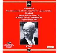 Van Beethoven : Piano Sonata No. 23 in F Minor OP. 57 Appassionata, Brahms : Haendel