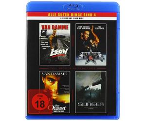 van Damme - 4 Filme - 1 Blu-Ray (Leon - Black Eagle - The Quest - Slinger)