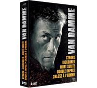 Van Damme : Cyborg + Kickboxer + Mort Subite + Double Impact + Chasse À L'homme - Pack - Blu-Ray