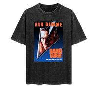 Van Damme Hard Target Unisex Tee Shirt Men's Black T-Shirt XL