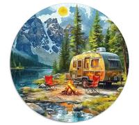 Van de Camping Puzzle 1000 Pièces Adultes Et Enfants Dès 14 Ans véhicule Pièces Parfaitement Assorties Jouets Défi Éducatifs Détente & Relaxation 1000pcs (67.5x67.5cm)