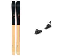 Van Deer - Fixations de ski de randonnée - Pack Freeride 98 2025 en Aluminium - Beige Beige 164 cm,180 cm,188 cm