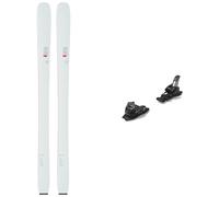 Van Deer - Fixations de ski freeride/freestyle - Pack Freeride 98 2026 - Blanc Blanc 172 cm,180 cm,188 cm