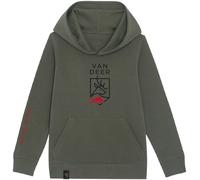 Van Deer - Sweat à capuche - Kids Logo Hoody Khaki - Taille Enfant 5-6ans - Kaki Kaki 5-6ans