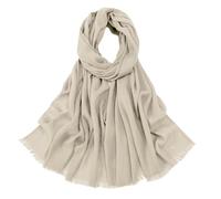 Van Der Rich ® - Echarpe mélange coton 90cm*180cm - Femme - Homme (10-Taupe)