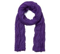 Van Der Rich ® - Foulard Plissé Léger Châle Été Automne Accessoire Mode - Femme Homme (42-Violet)
