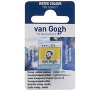 Van Gogh Peinture aquarelle, demi godets, Jaune transparent moyen 272
