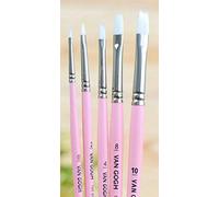 Van Gogh 90915410 Aquarellpinsel, Serie 154, kurzer Griff, Rosa