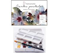 Van Gogh - Aquarelle Pocket Box 15 Demi-Godets +Pinceau + 20 cartes postales