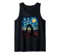 Van Gogh Arches National Park Starry Night Illustration Débardeur