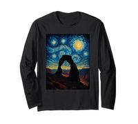 Van Gogh Arches National Park Starry Night Illustration Manche Longue
