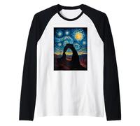 Van Gogh Arches National Park Starry Night Illustration Manche Raglan