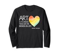 Van Gogh Art Citation Broken Life Artist Inspiration Heart Vibe Manche Longue