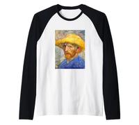 Van Gogh Autoportrait avec Chapeau de Paille Peinture Art Peintre Manche Raglan