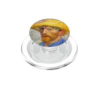Van Gogh Autoportrait avec Chapeau de Paille Peinture Art Peintre PopSockets PopGrip pour MagSafe
