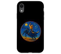 Van Gogh Bull Rider Cowboy Rodéo Western Riding Bull Coque pour iPhone XR