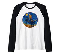 Van Gogh Bull Rider Cowboy Rodéo Western Riding Bull Manche Raglan