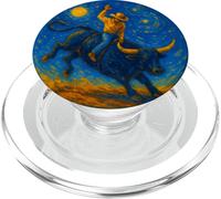Van Gogh Bull Rider Cowboy Rodéo Western Riding Bull PopSockets PopGrip pour MagSafe