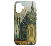 Van Gogh - Congrégation quittant l'église de Nuenen Coque pour iPhone 16