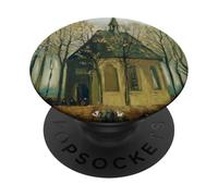 Van Gogh - Congrégation quittant l'église de Nuenen PopSockets PopGrip Adhésif