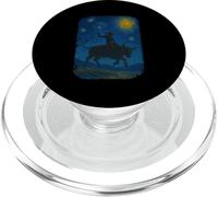 Van Gogh Cowboy Bull Rider Rodeo Western PopSockets PopGrip pour MagSafe