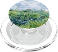 Van Gogh Green Wheat Fields Coque de téléphone Moderne Art Peinture PopSockets PopGrip pour MagSafe