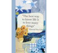Van gogh inspired a5 Notebook Dotted White pages for students , academics and general use: Matt cover 120 p6×9 inch pages Unruled for journaling and note taking