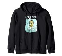 Van Gogh Let It Gogh Histoire de l'art Jeu de Mots Humour Portrait Sweat à Capuche