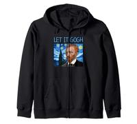 Van Gogh Let It Gogh Histoire de l'art Jeu de Mots Humour Portrait Sweat à Capuche