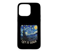 Van Gogh Let It Gogh Starry Night Peinture Art Pun Coque pour iPhone 15 Pro Max