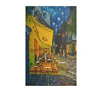 Van Gogh Lot de 1 torchon de cuisine en microfibre de qualité supérieure avec sangle de suspension, doux et très absorbant