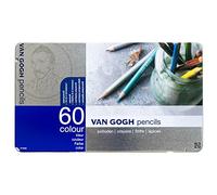 Van Gogh Lot de 60 crayons de couleur en métal