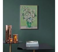 Van Gogh Monet Figure Montagne Fleur Paysages Mur Art Impression Toile Peinture Nordique Affiche Photo Salon Décor 19.6"x 27.5" (50x70cm) Pas de cadre